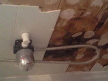  shower found leaking 