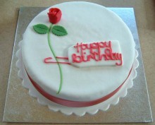 rose cake