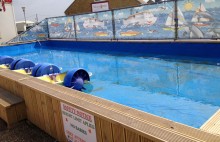 blue water