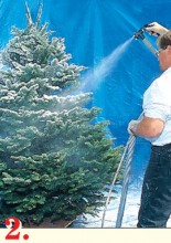 spraying