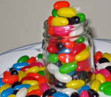 beans in jar