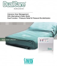 NOVA PLUS - offers both alternating and static mode. It is the ideal therapy system for high risk patients who require prevention or treatment of tissue damage and are dependent on caregivers for repositioning or mobilization. Digital pump unit that allows users to choose between low air loss with alternating pressure. £690.00
