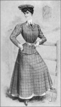 1907 lady golfer