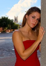 lady in red